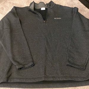 Mens XXL grey/black quarter zip EUC.
